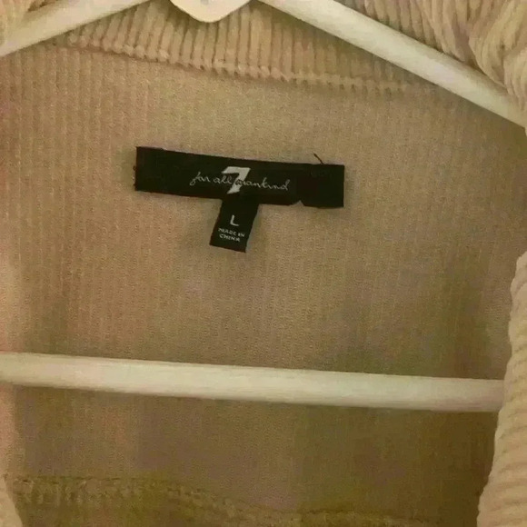 7 for all mankind corduroy jacket - Picture 3 of 3